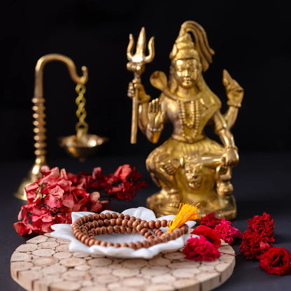 Original Rudraksha Mala (5 Mukhi Mala, 108 beads Mala)