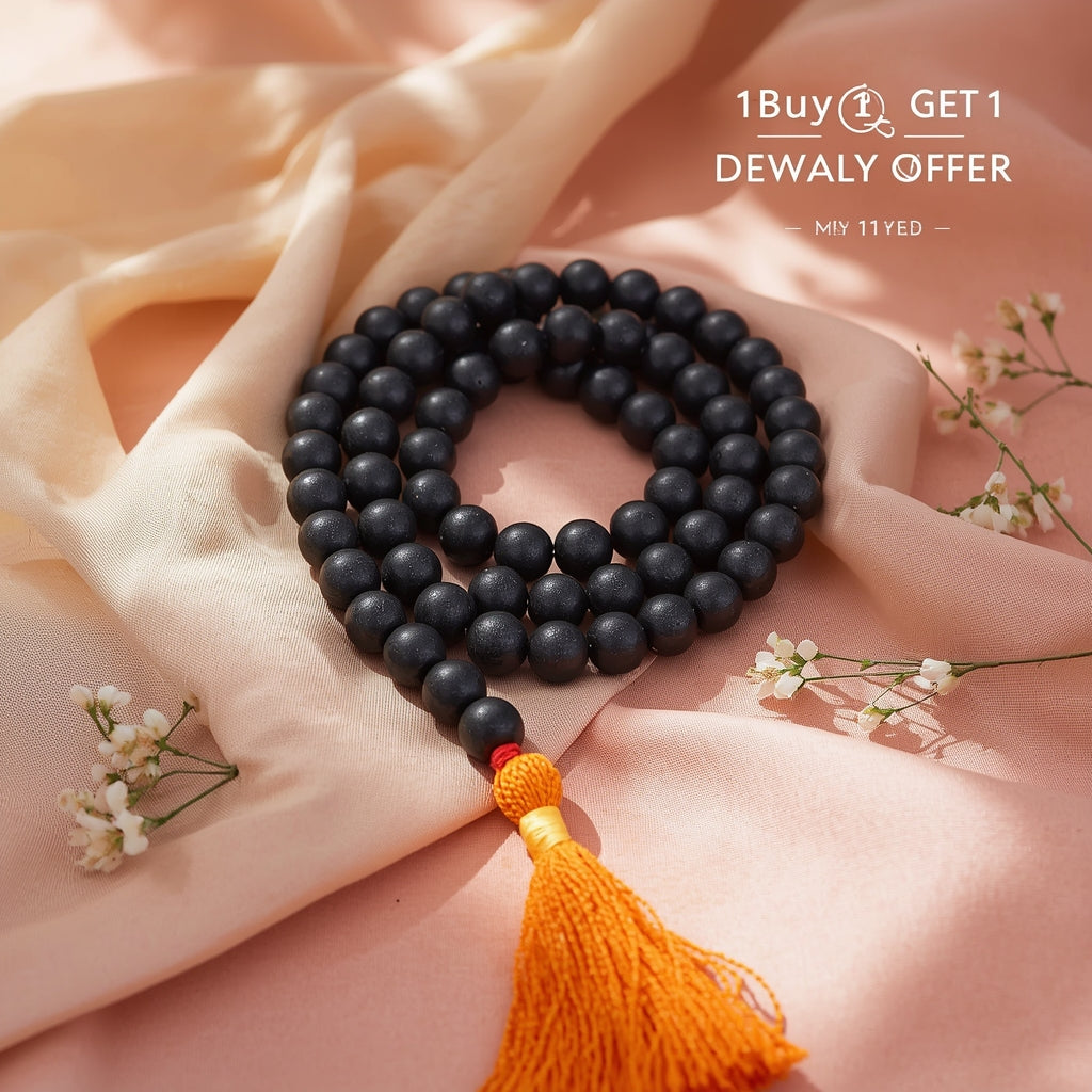 Original Karungali Malai - Natural Black Ebony Wood