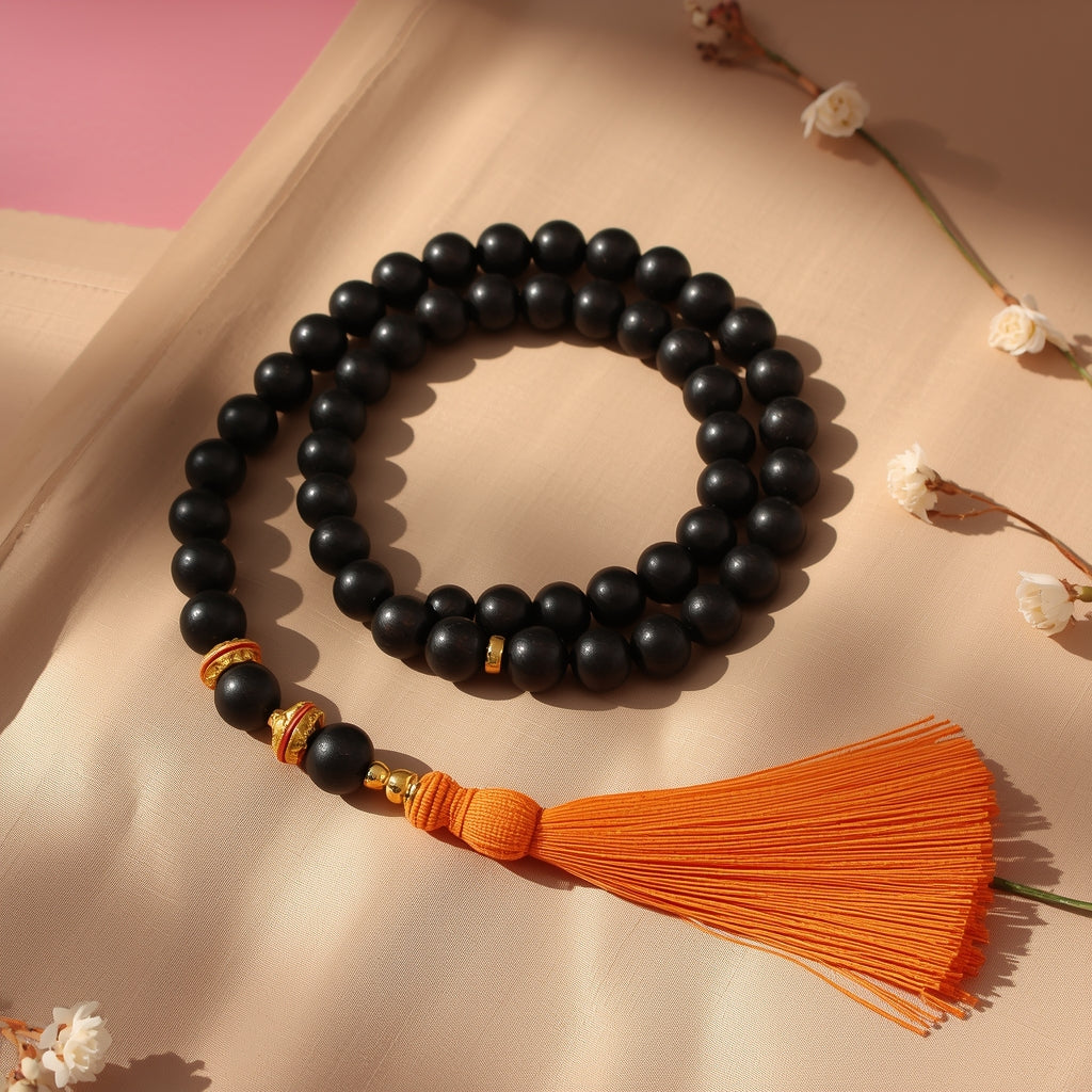 Original Karungali Malai - Natural Black Ebony Wood