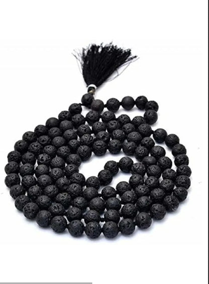 Jwala Mukhi Mala (Volcano Lava Stone)
