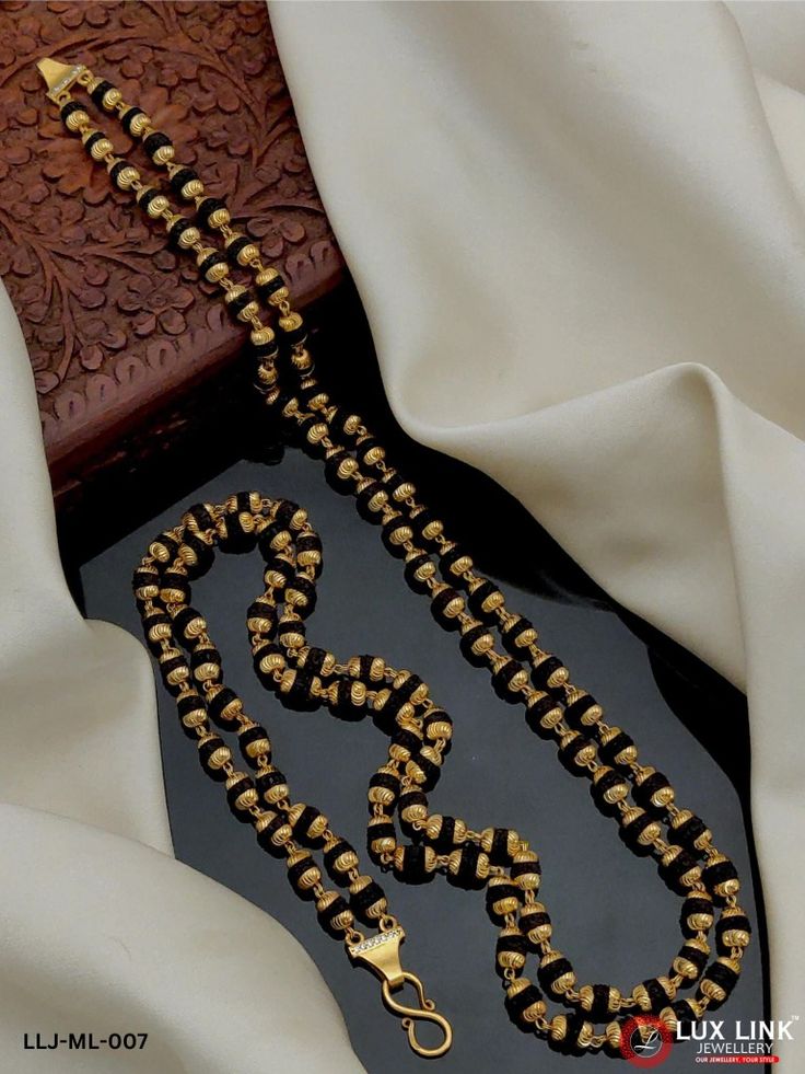 Rudraksha Mala with Golden plated premium quality